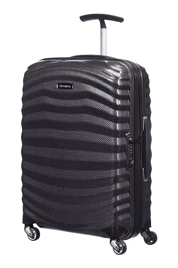 Samsonite SPINNER 55/20 Black - LITE-SHOCK 1 98V001-09 36 L černá