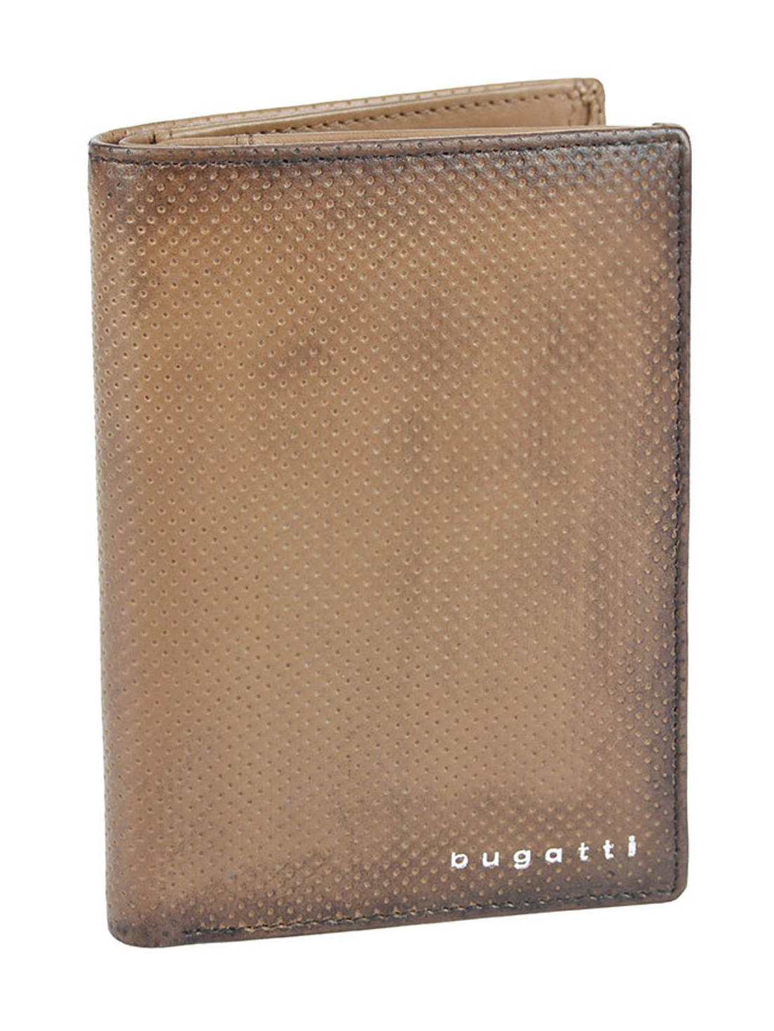 Pánská peněženka Bugatti Perfo flap L 493971-02 hnědá
