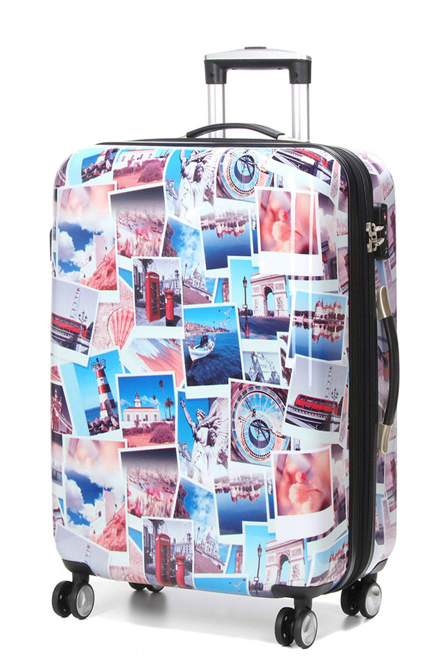 Cestovní kufr Snowball PC 4W M D85803-60-00 67 L bílá
