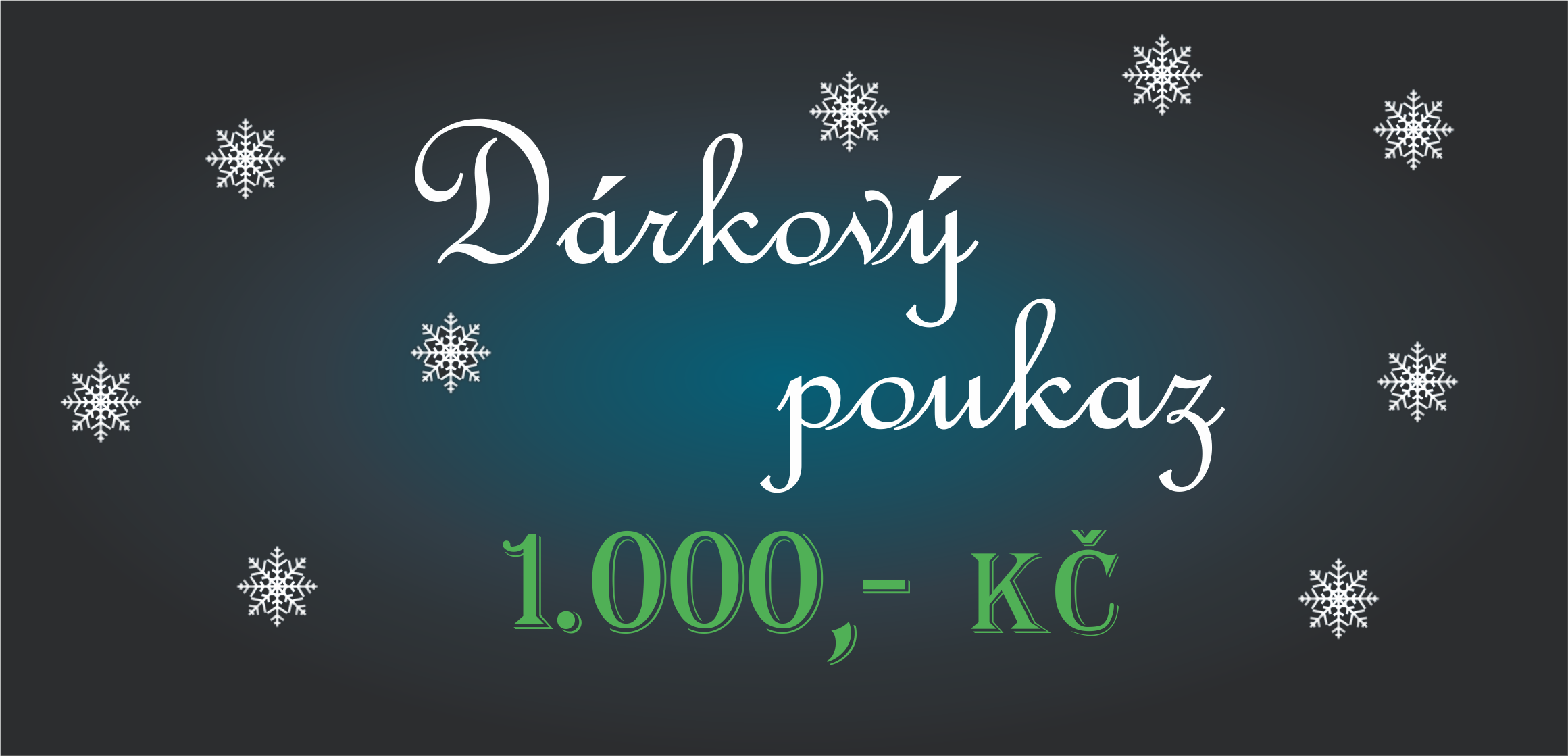 Dárková poukázka 1000 POU_1000