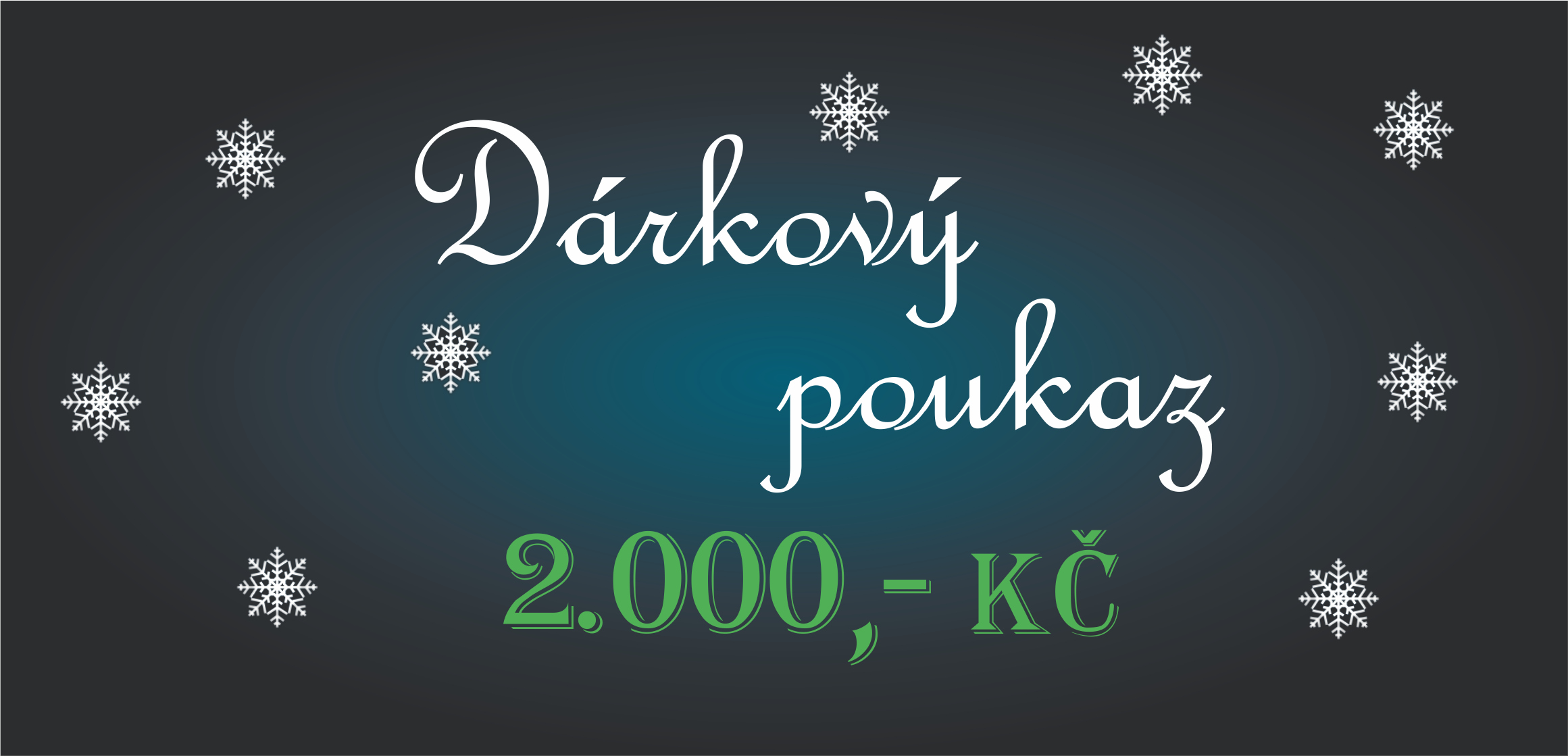 Dárková poukázka 2000 POU_2000