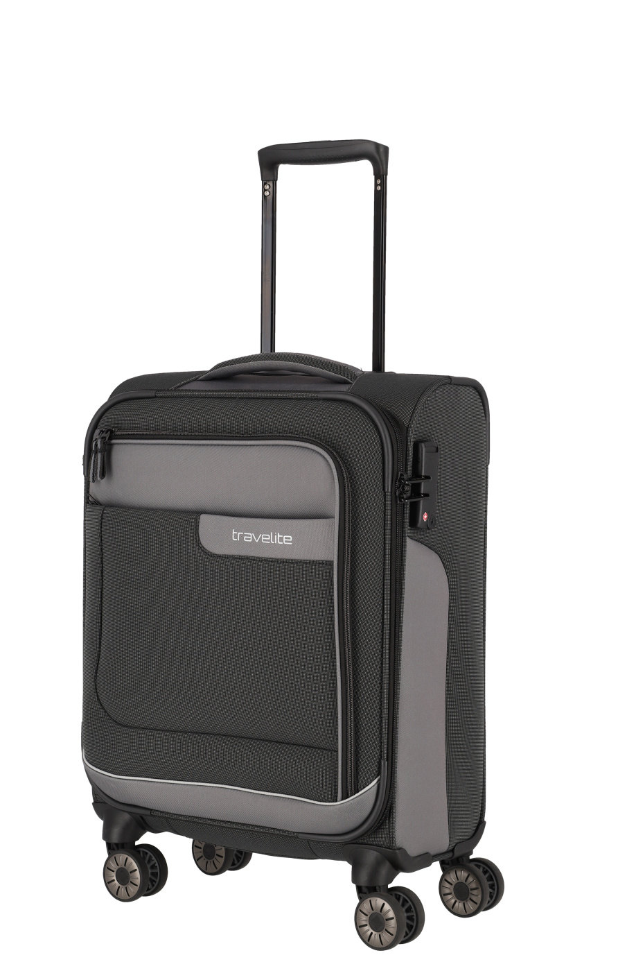 Cestovní kufr Travelite Viia 4W S 92847-04 34 L antracitová
