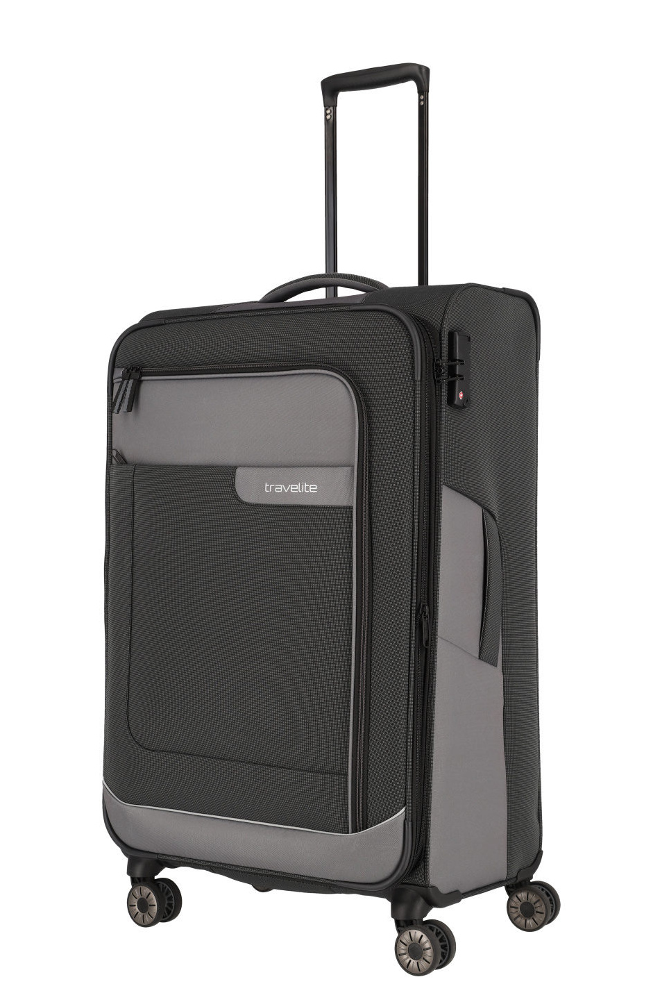 Cestovní kufr Travelite Viia 4W L 92849-04 91 L antracitová