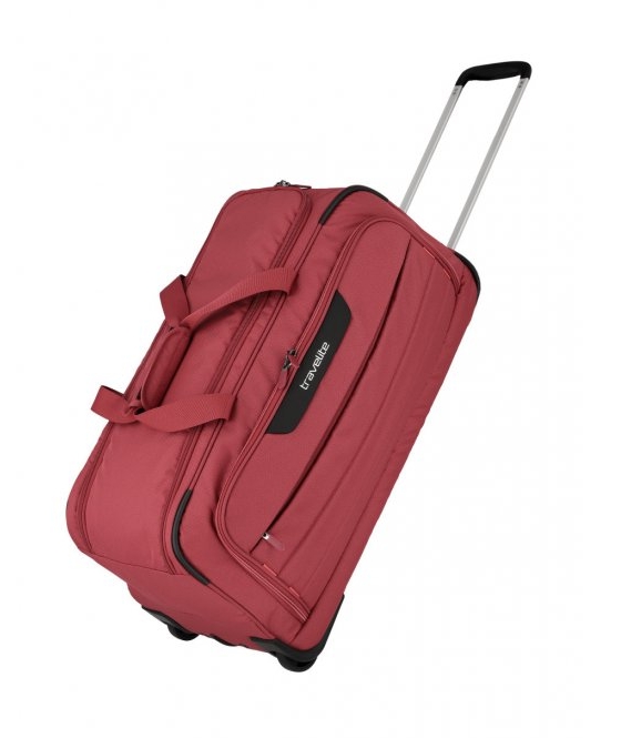 Cestovní taška Travelite Skaii Wheeled duffle 92601-12 63 L červená