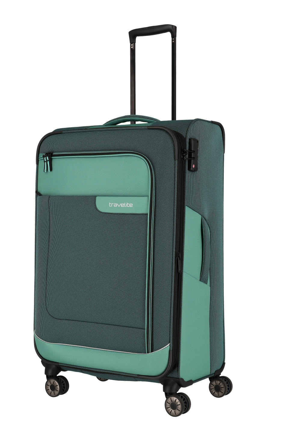 Cestovní kufr Travelite Viia 4W L 92849-80 91 L zelená