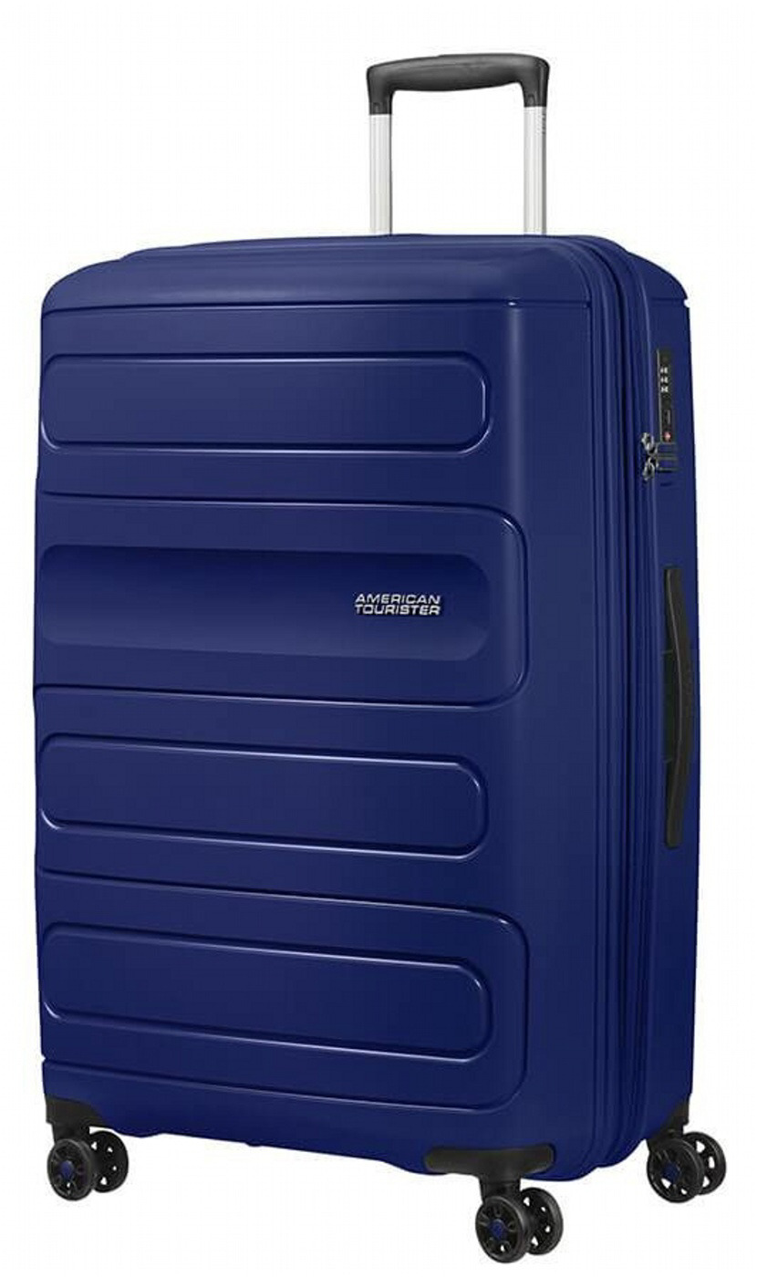 Cestovní kufr American Tourister SUNSIDE L EXP 51G003-31 106 L modrá