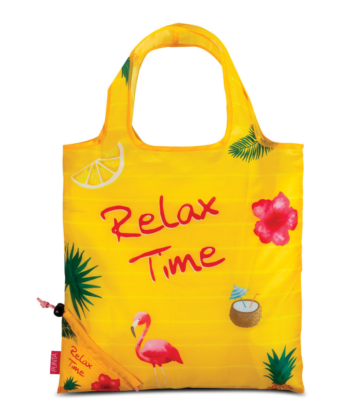 Fabrizio Skládací dámská taška Punta Tropical 10432-3200 12 L Žlutá