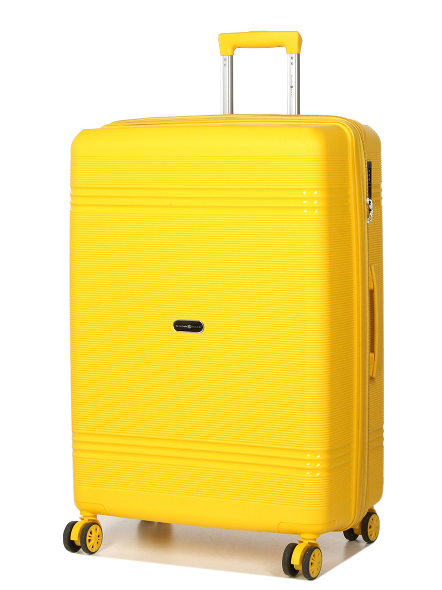Cestovní kufr Snowball 4W L 21204-76-37 99 L Žlutá