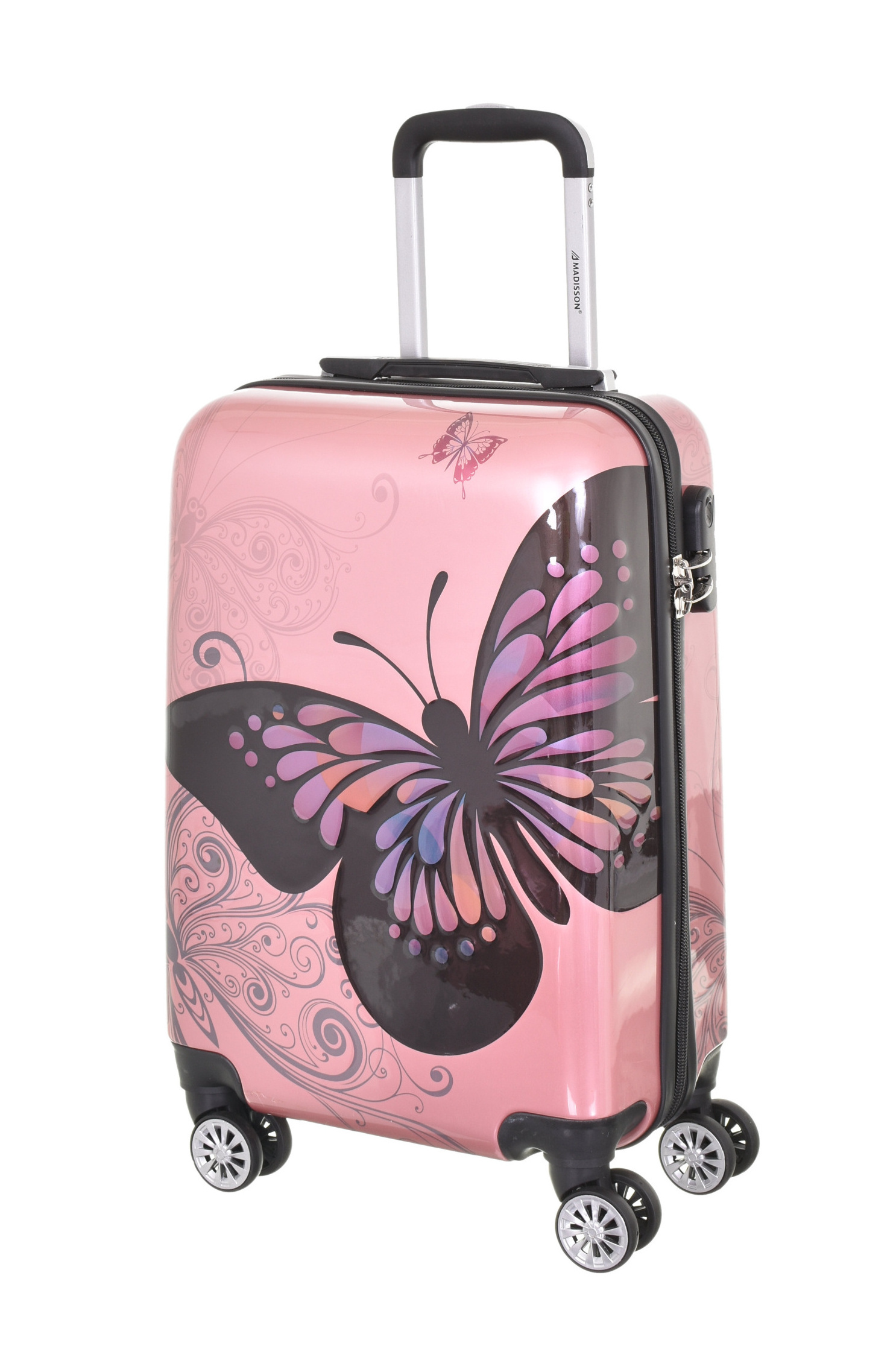 Cestovní kufr Madisson 4W FLY S 26820-50-25 34 L růžová