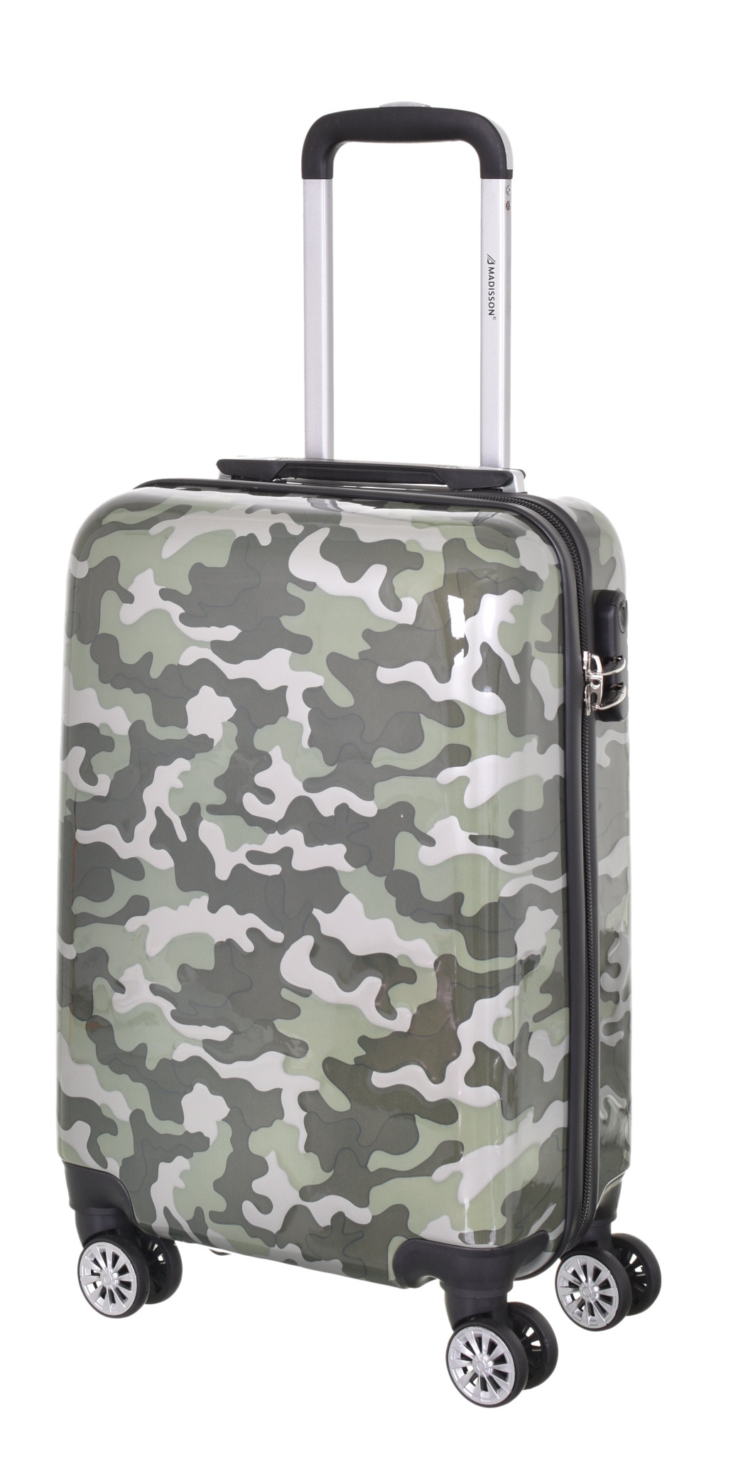 Cestovní kufr Madisson 4W S Camouflage 26820-50-33 34 L vícebarevná