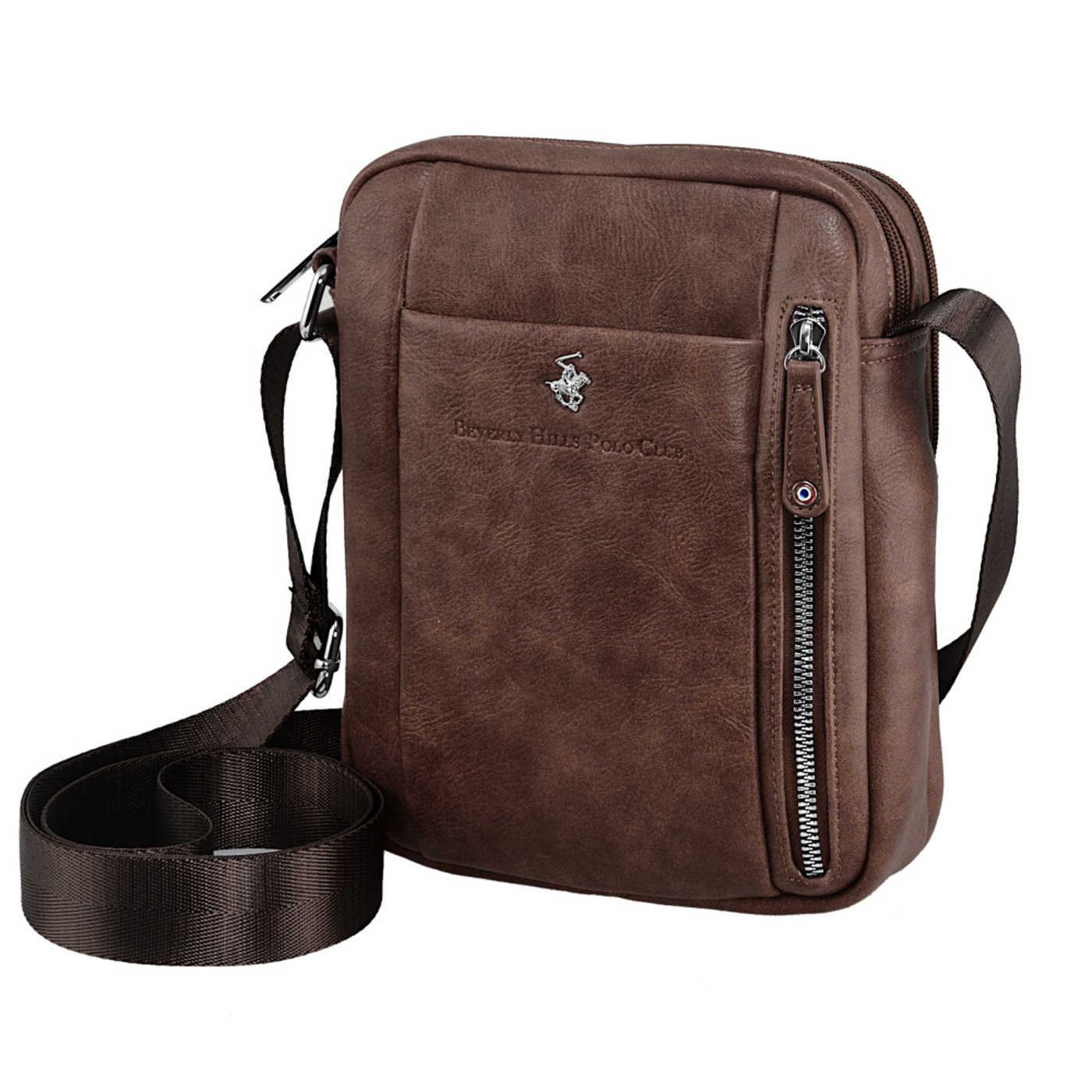 Beverly Hills Polo Club Taška crossbody BHPC BH-8450-25 3 L hnědá