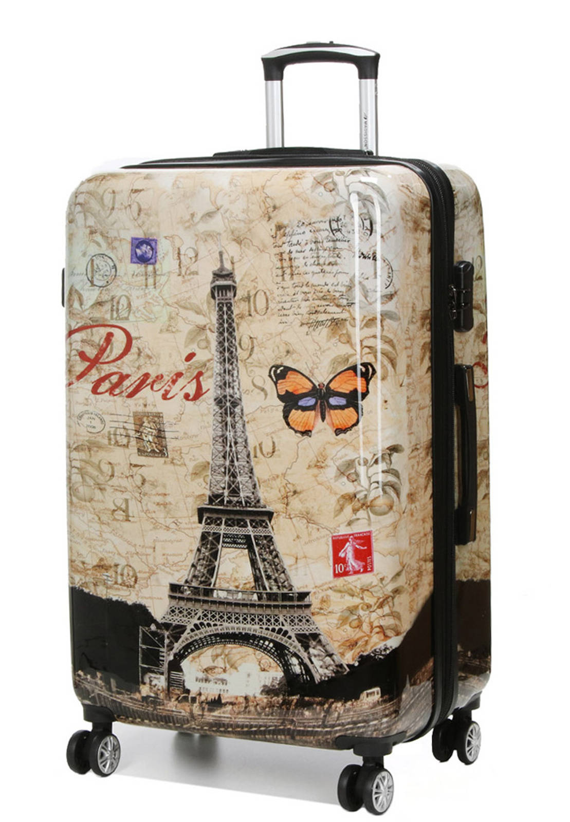Cestovní kufr MADISSON 4W ABS L 86820C-70-60 92 L vícebarevná