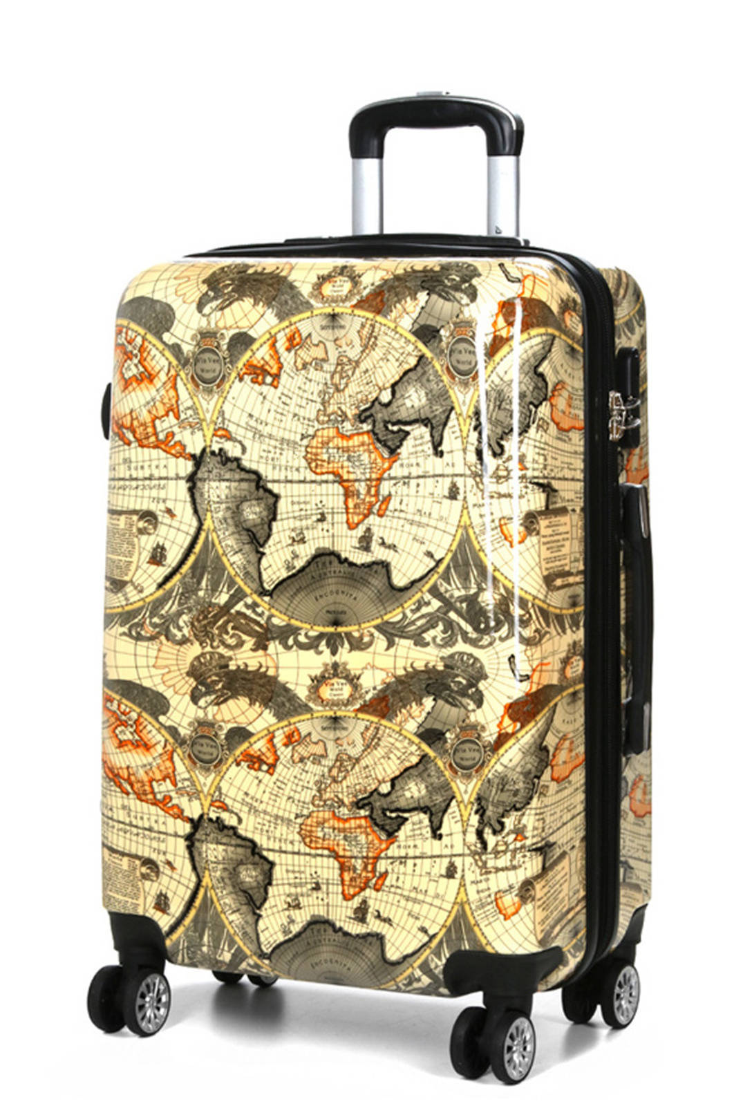 Cestovní kufr MADISSON 4W ABS M 96820D-60-00 66 L vícebarevná