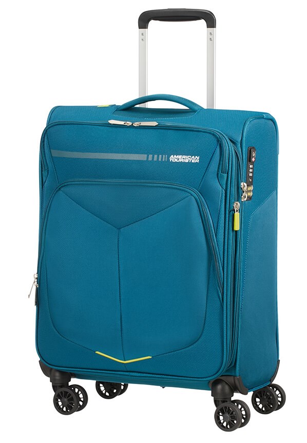 American Tourister SUMMER FUNK SPINNER 55 EXP teal 78G003-51 43 L modrá