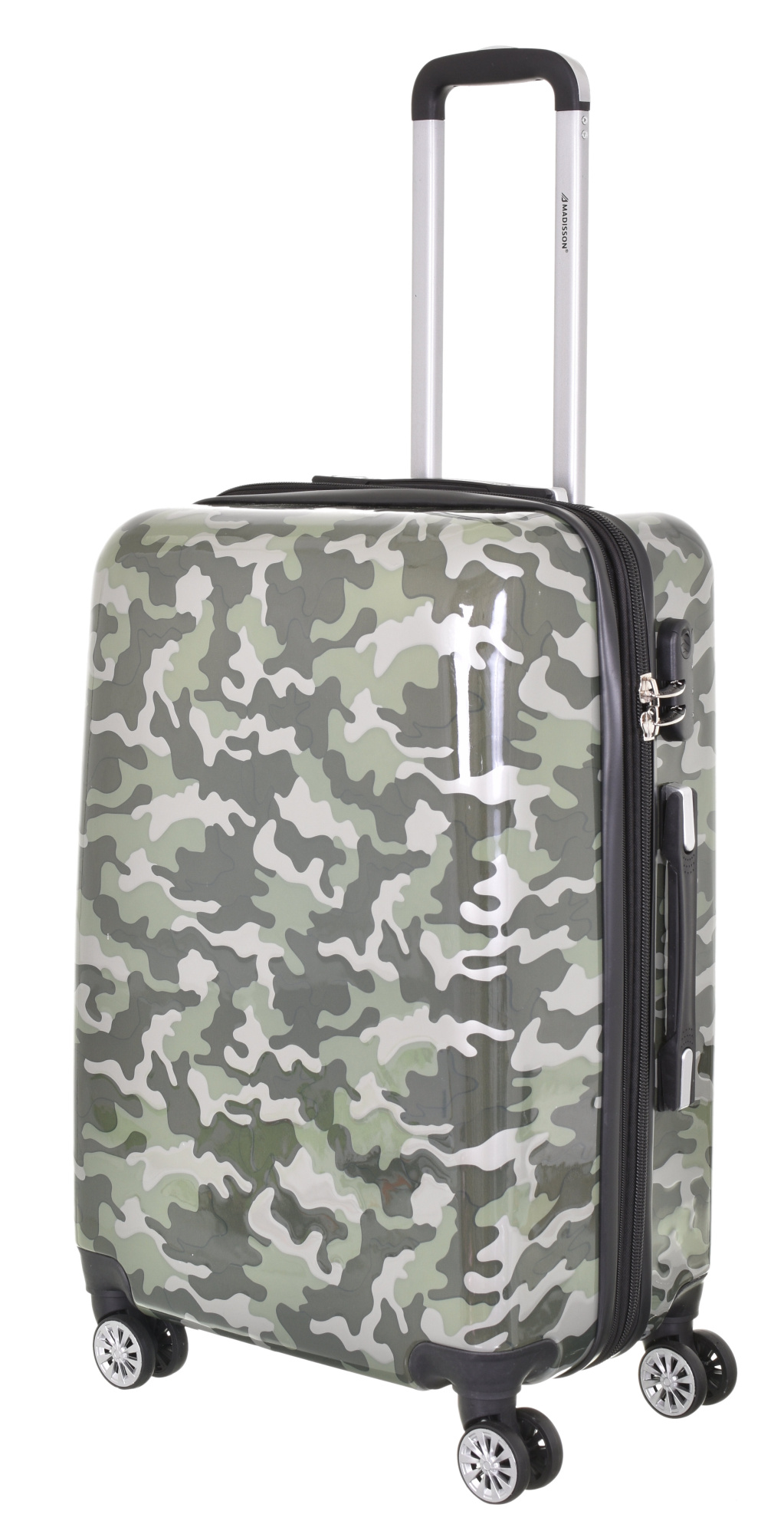 Cestovní kufr Madisson 4W M Camouflage 26820-60-33 65 L vícebarevná
