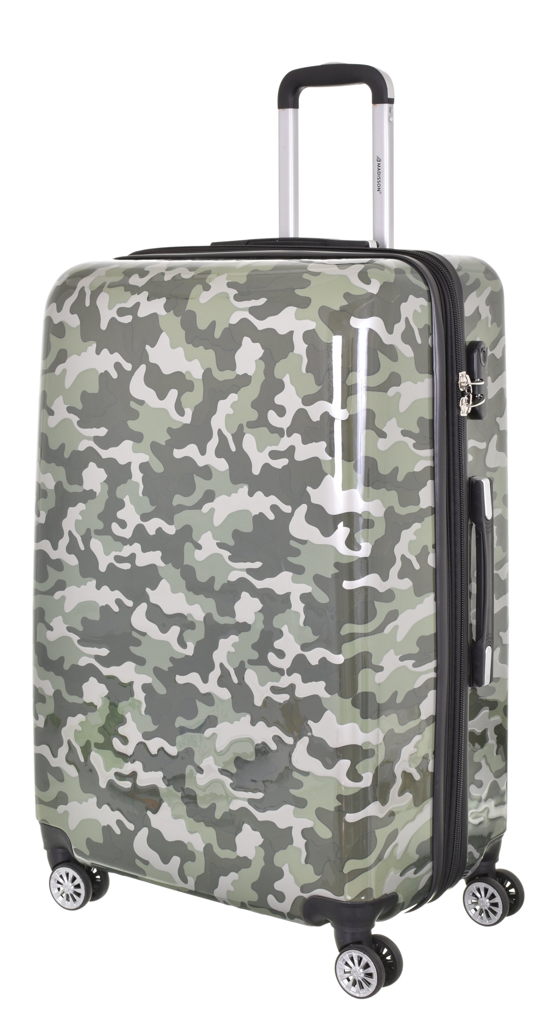 Cestovní kufr Madisson 4W L Camouflage 26820-70-33 98 L vícebarevná