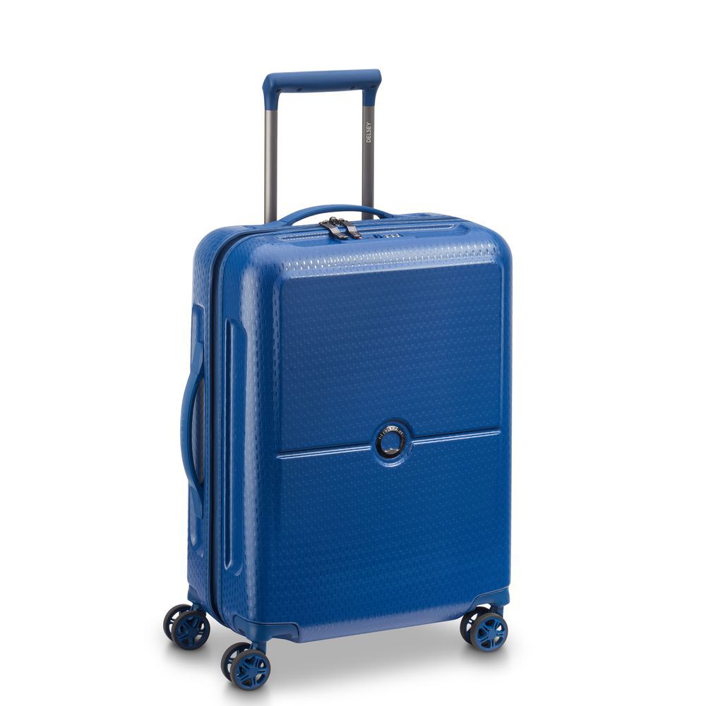 Cestovní kufr Delsey Turenne slim 55 1621803-12 35 L modrá