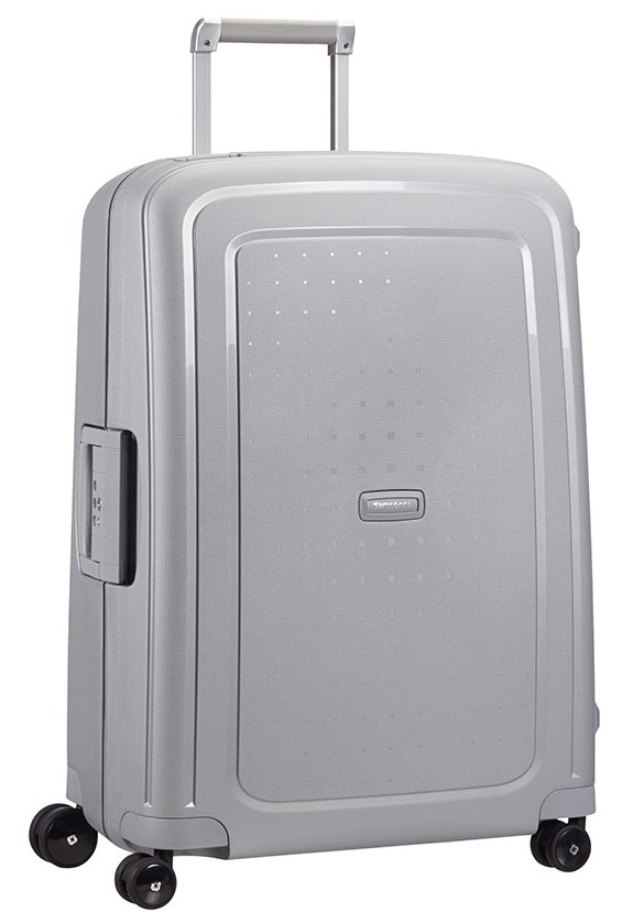 Samsonite SPINNER 75/28 Silver - S´CURE 10U002-25 102 L stříbrná