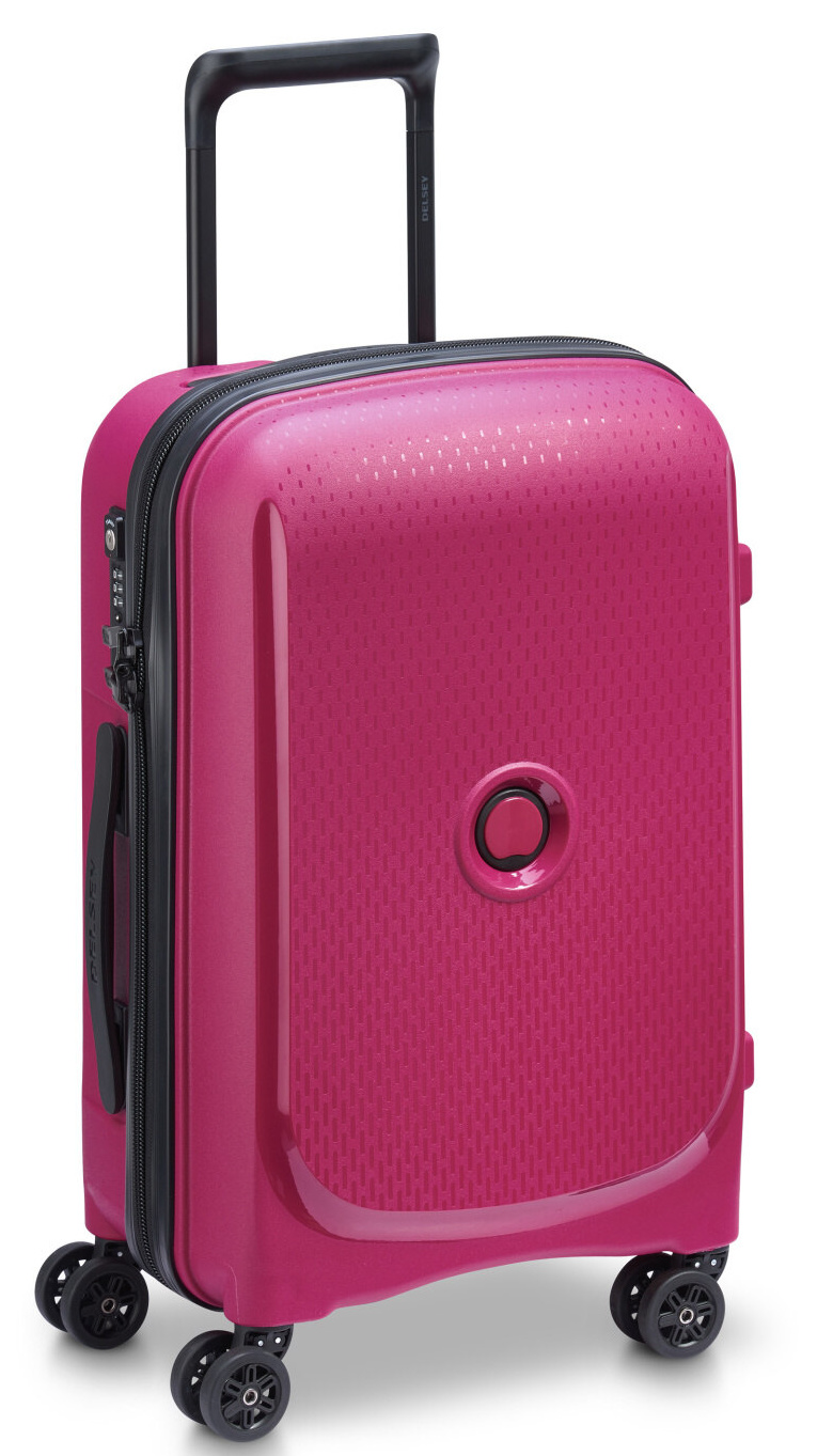 Cestovní kufr Delsey Belmont+ 76cm 3861826-19 102 L růžová