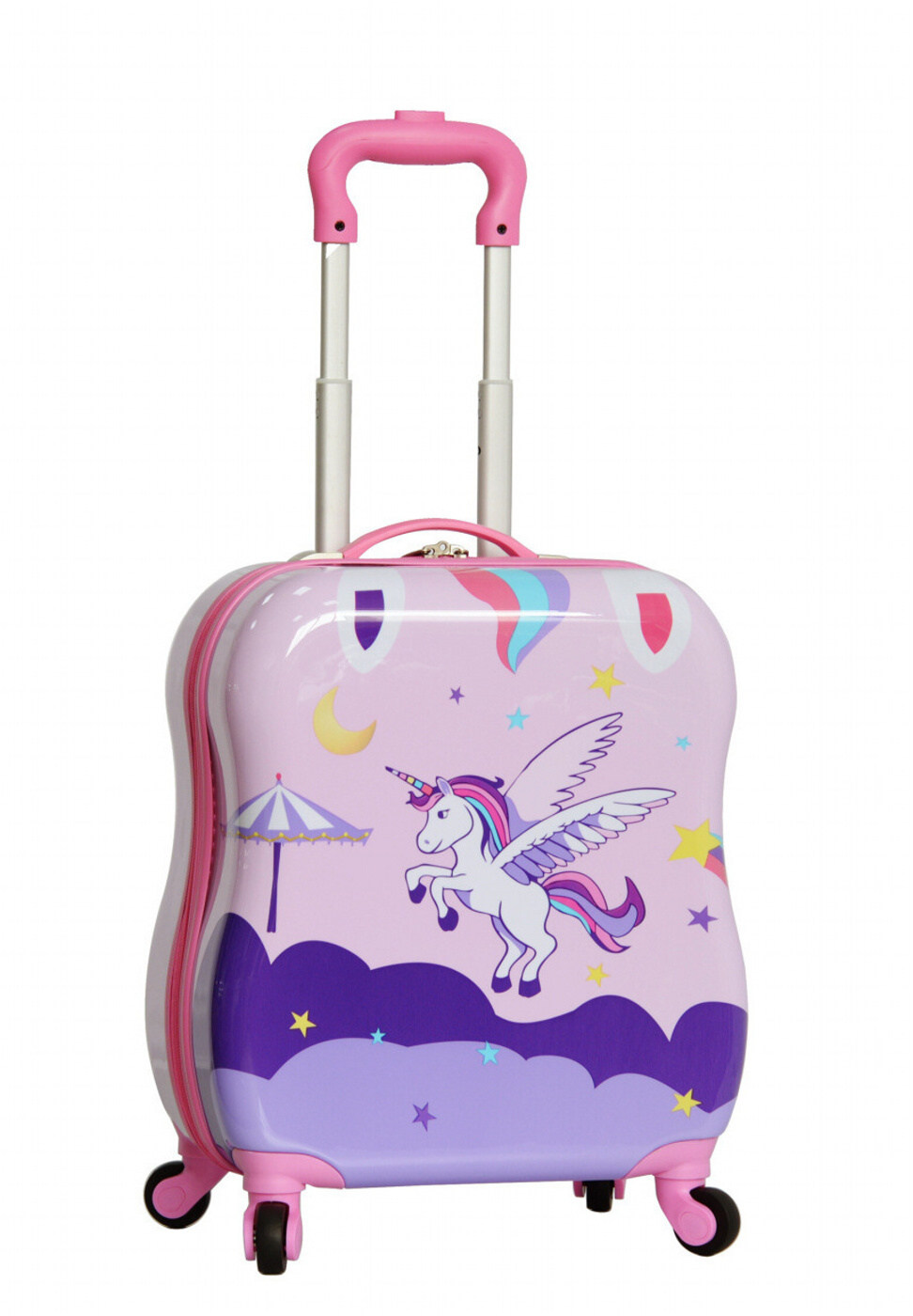 Dětský kufr Snowball Unicorn 4W SX 31018UC-46-01 30 L růžová