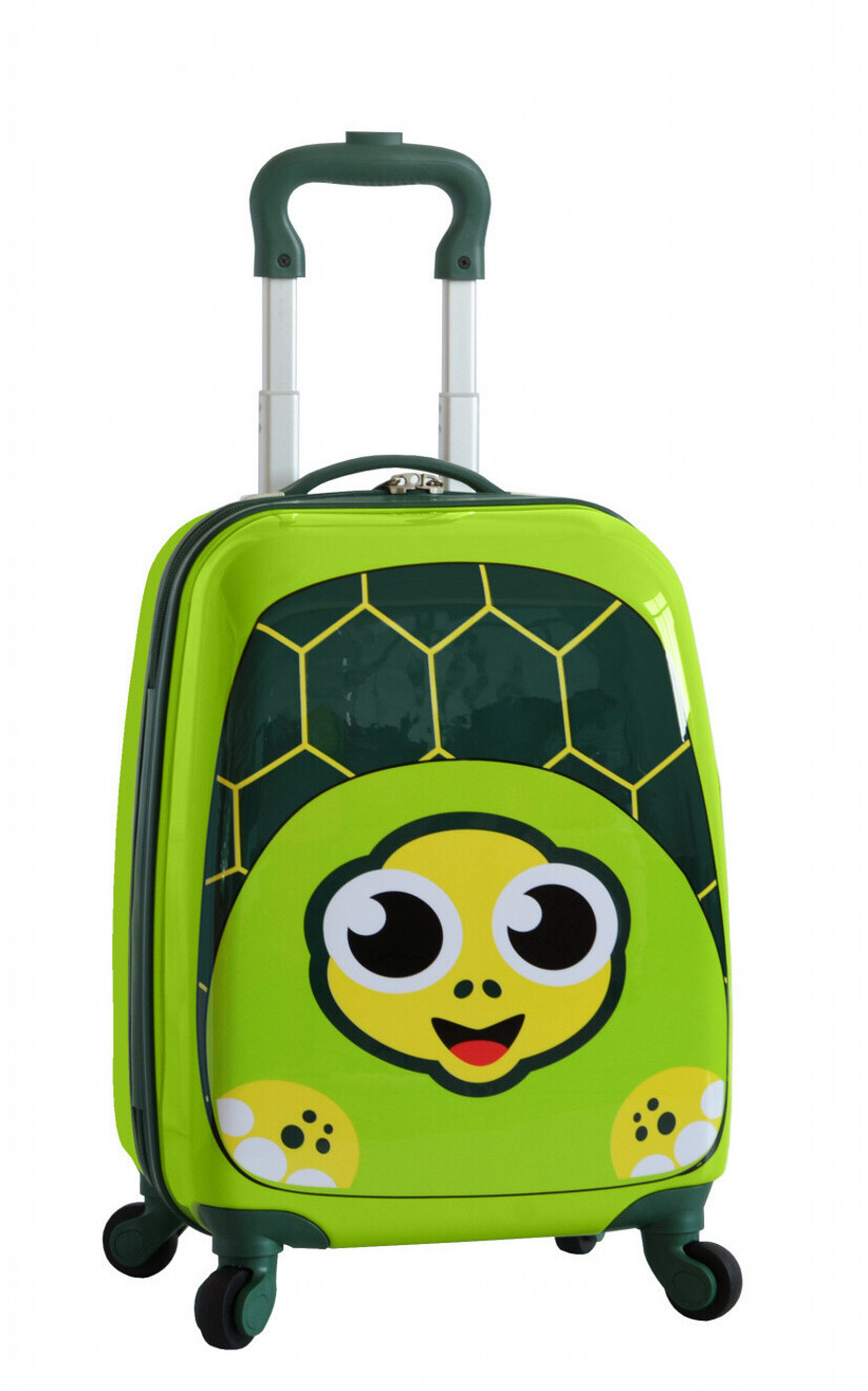 Dětský kufr Snowball Želva 4W SX 31018TL-46-01 28 L zelená