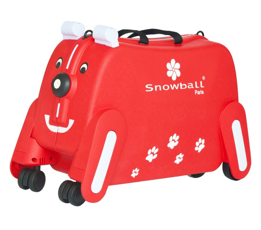 Dětský kufr Snowball DOG 73102-02 36 L červená
