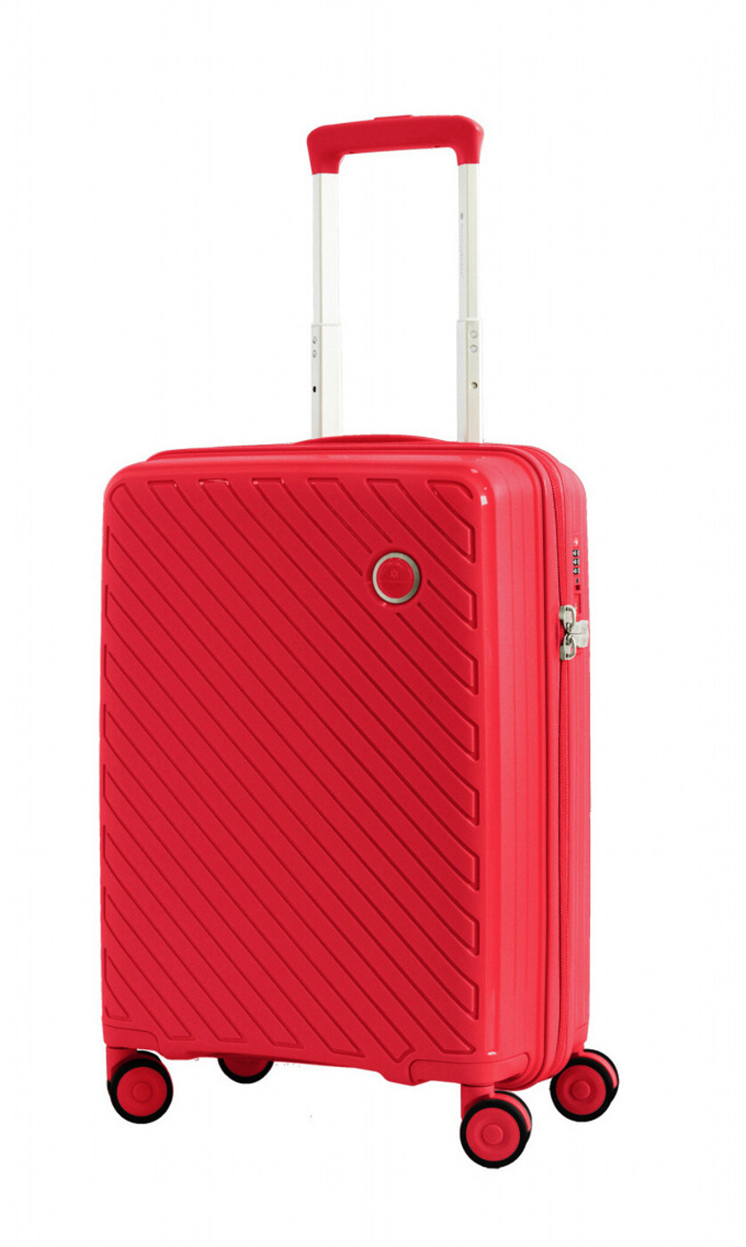Cestovní kufr Snowball 4W S 20703-50-02 35 L červená