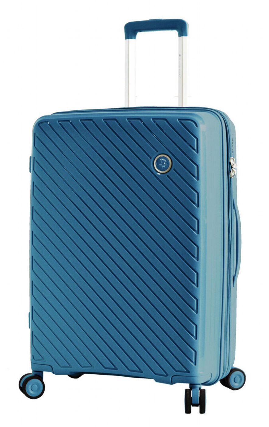 Cestovní kufr Snowball 4W L 20703-70-06 103 L modrá