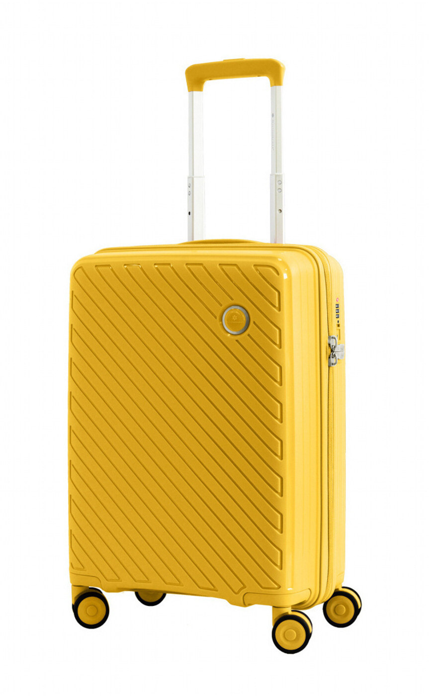 Cestovní kufr Snowball 4W S 20703-50-37 35 L Žlutá