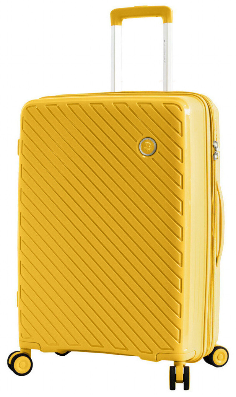 Cestovní kufr Snowball 4W L 20703-70-37 103 L Žlutá