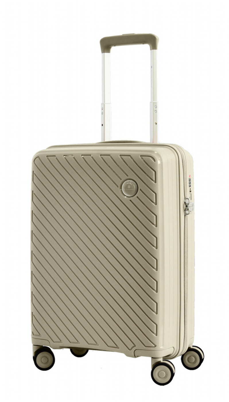 Cestovní kufr Snowball 4W S 20703-50-65 35 L krémová