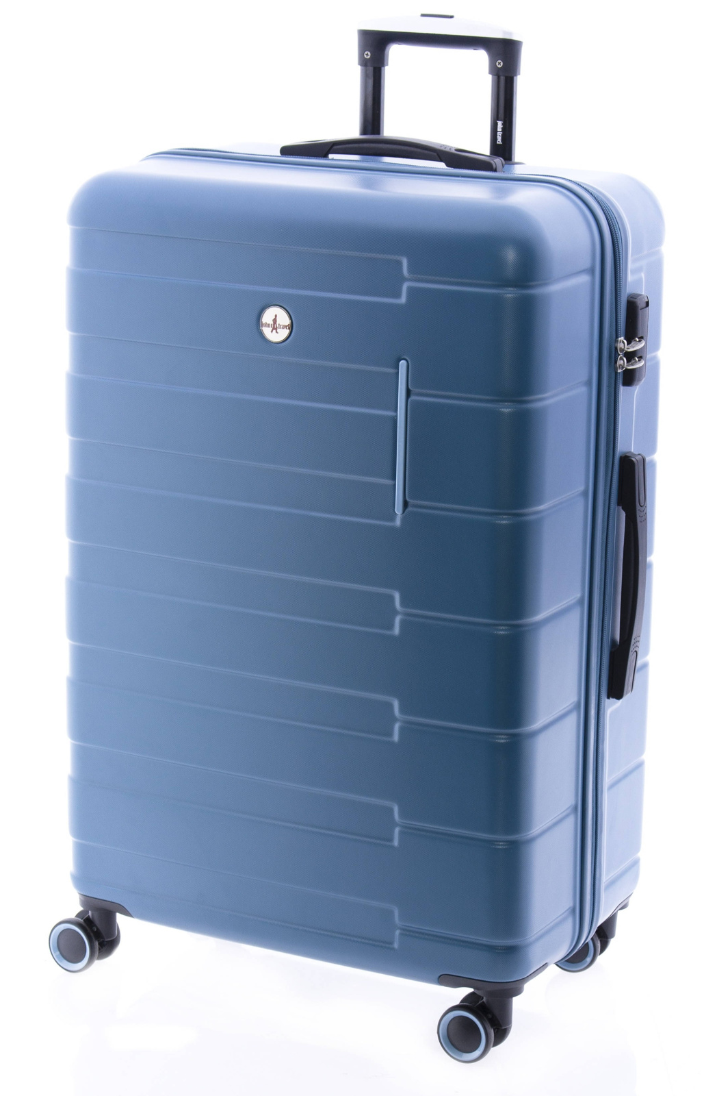 Cestovní kufr John Travel Marshal 4w L 6012-01 96 L petrolejová