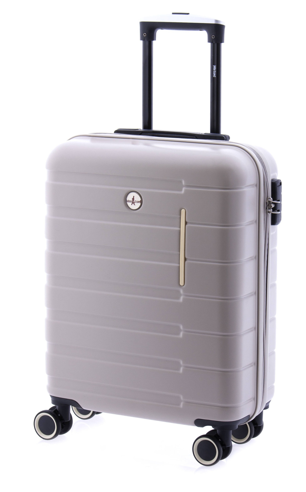 Cestovní kufr John Travel Marshal 4w S 6010-06 37 L béžová