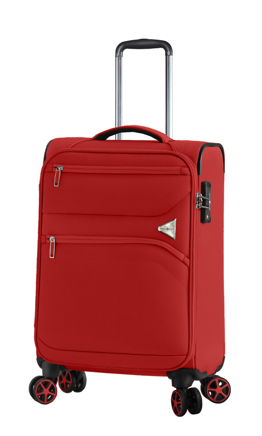 Cestovní kufr Snowball 4W S 21505-55-02 35 L červená