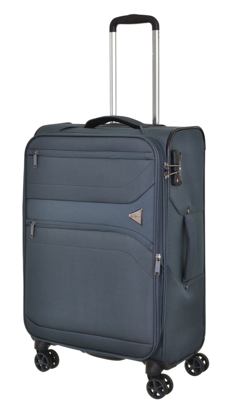 Cestovní kufr Snowball 4W M 21505-67-13 65 L šedá