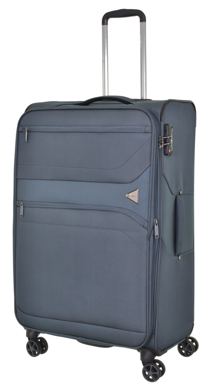 Cestovní kufr Snowball 4W L 21505-77-13 95 L šedá