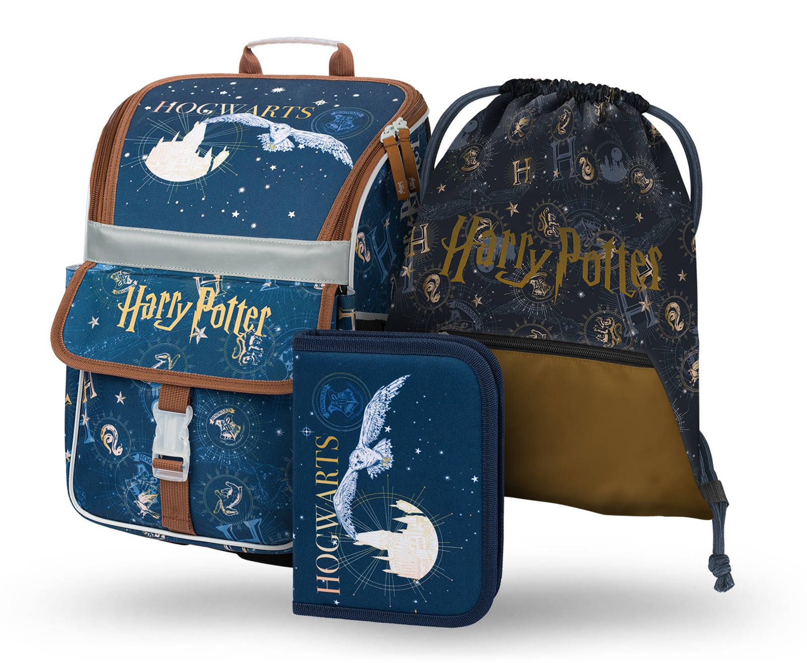 Baagl Školní set Zippy Harry Potter Bradavice A-31994 18 L modrá