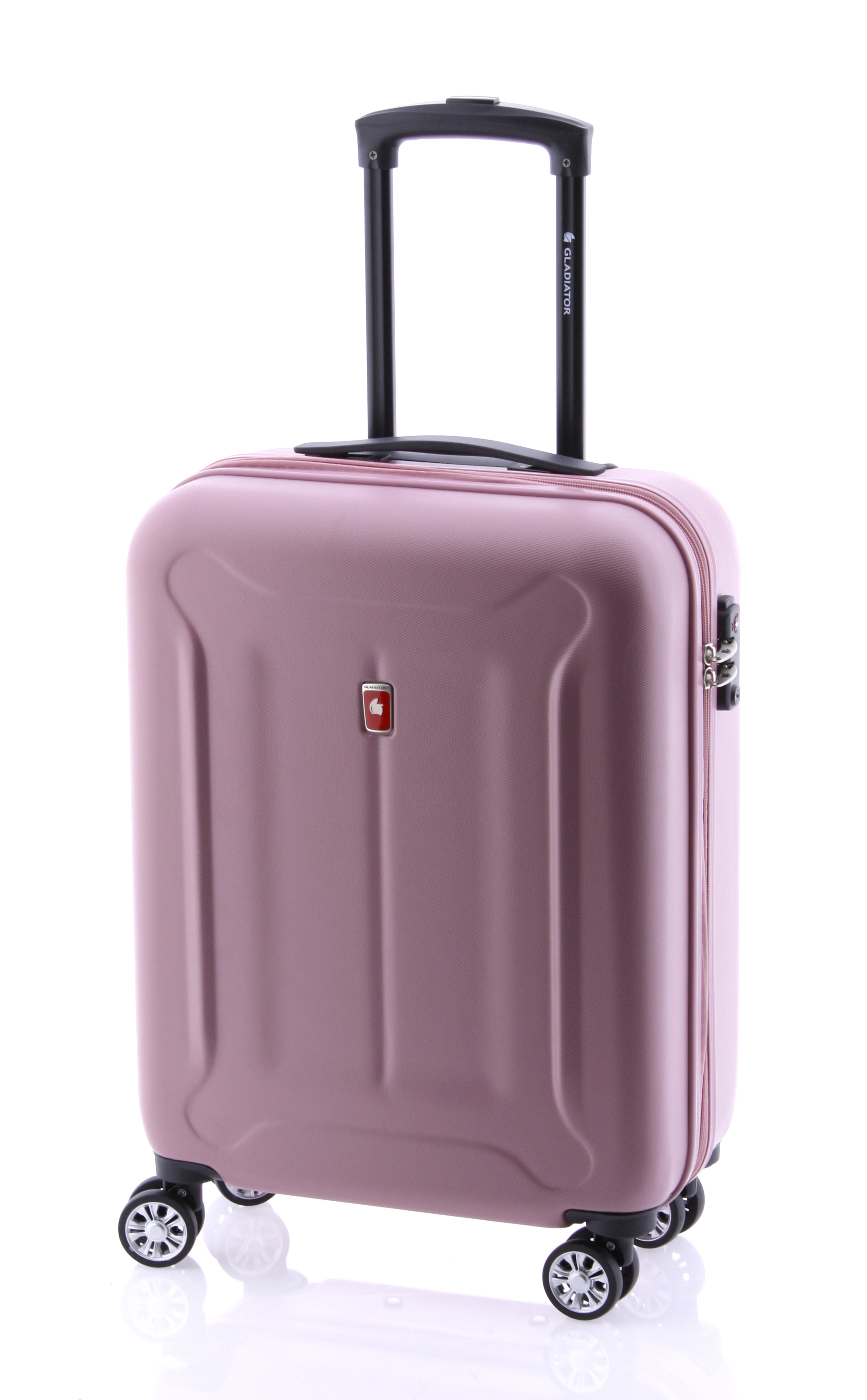 Cestovní kufr Gladiator Beetle 4W S 4810-09 34 L růžová
