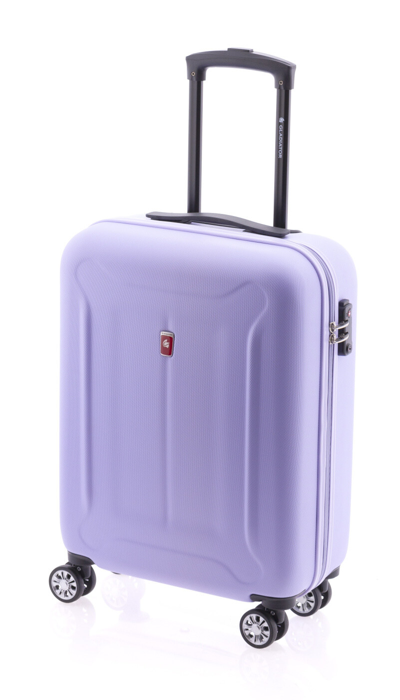 Cestovní kufr Gladiator Beetle 4W S 4810-07 34 L fialová