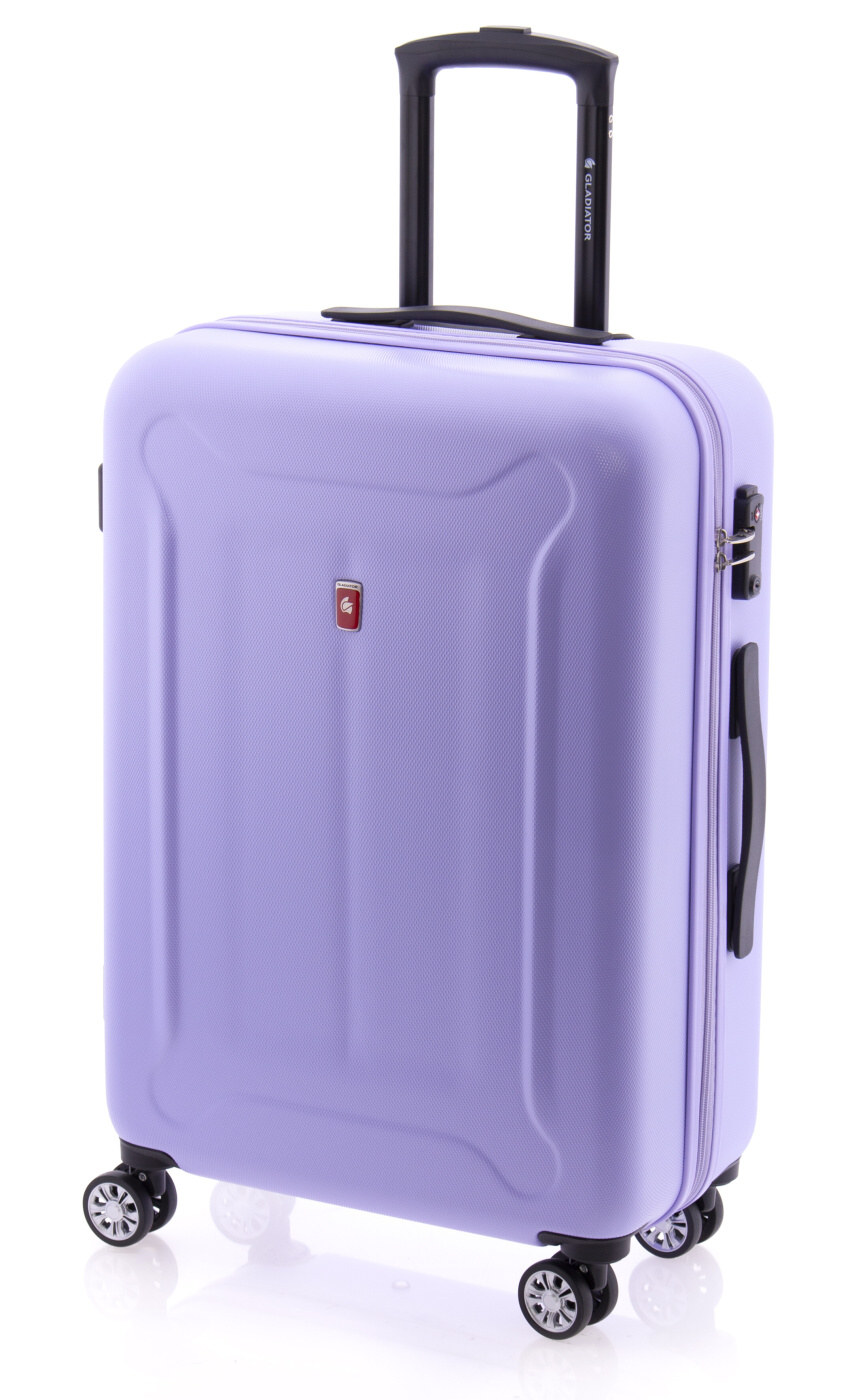 Cestovní kufr Gladiator Beetle 4W M 4811-07 63 L fialová