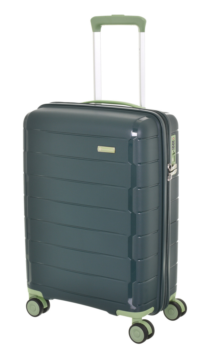 Cestovní kufr Snowball 4W PP S 20303-55-34 35 L zelená