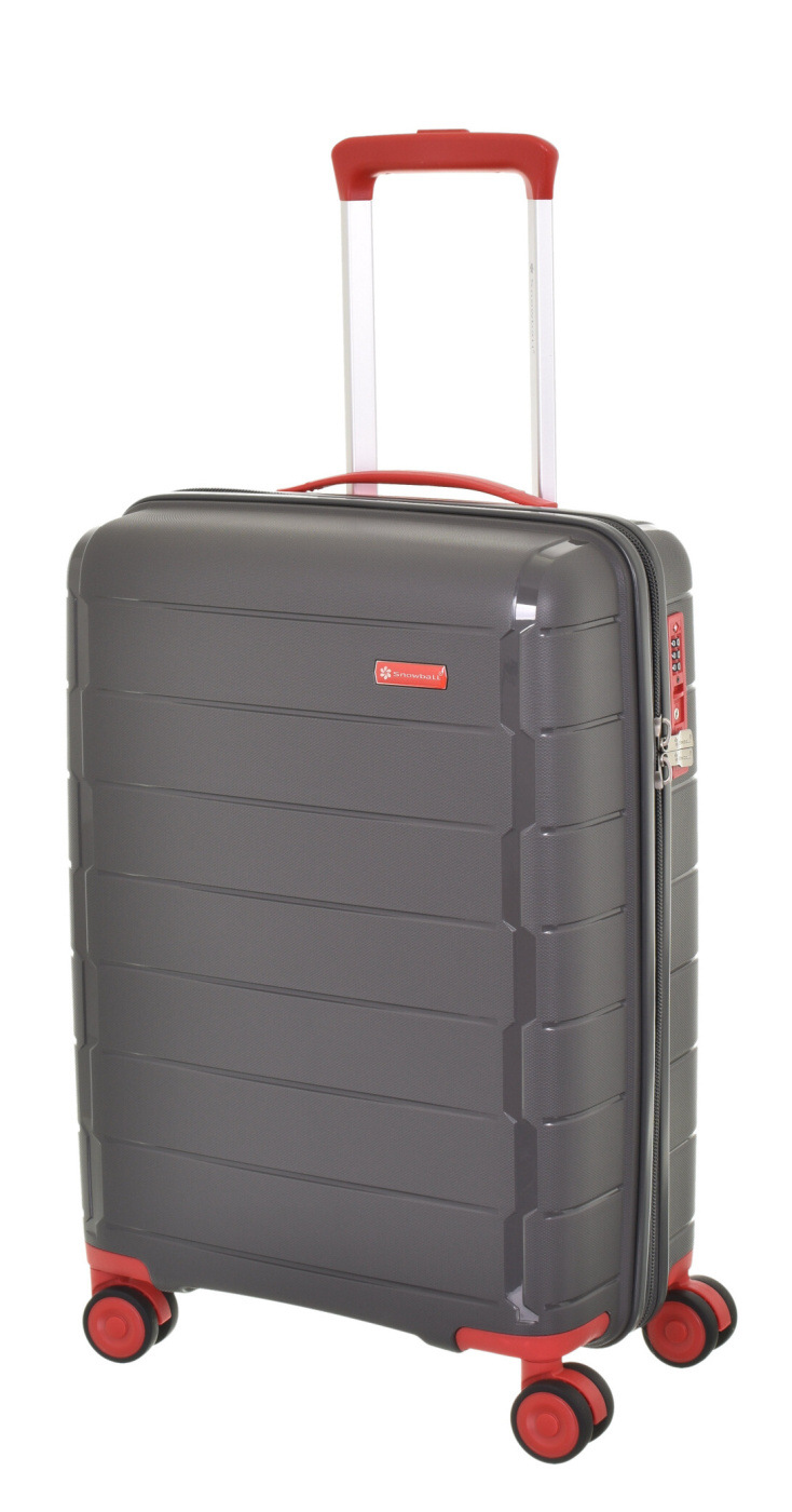 Cestovní kufr Snowball 4W PP S 20303-55-23 35 L antracitová