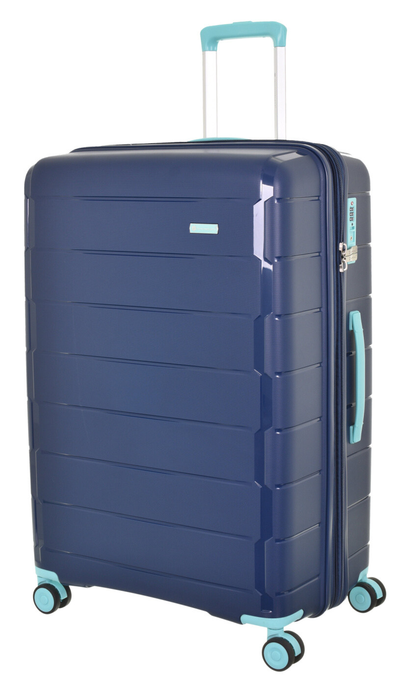 Cestovní kufr Snowball 4W PP L 20303-77-05 108 L modrá