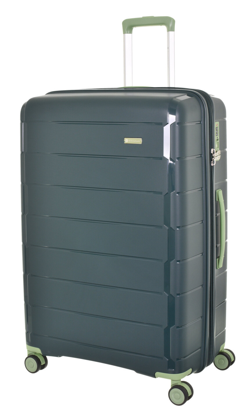 Cestovní kufr Snowball 4W PP L 20303-77-34 108 L zelená