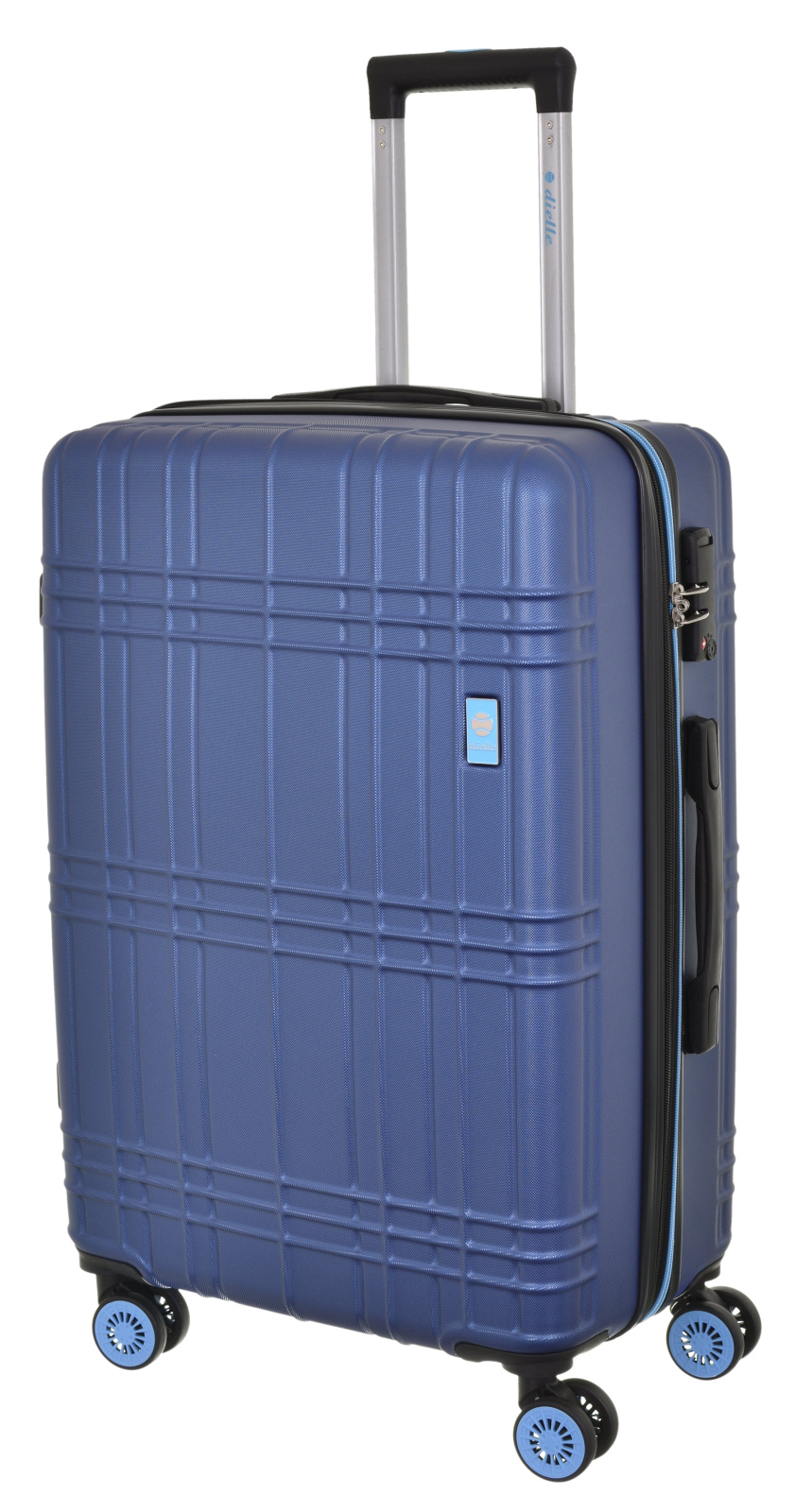 Cestovní kufr Dielle 4W M 130-60-05 73 L modrá 65 x 42 x 27