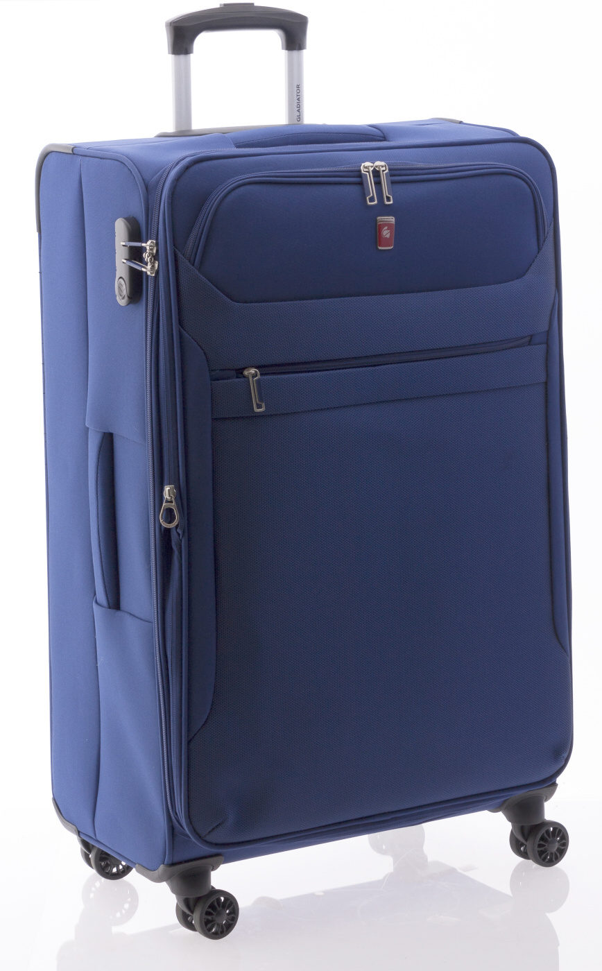 Cestovní kufr Gladiator 3D 4w L 2012-00 100 L modrá