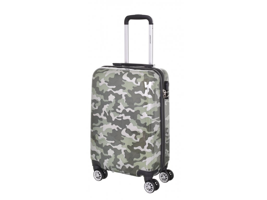 Cestovní kufr MADISSON 4W SX RW Camouflage 26820-45-33 30 L vícebarevná