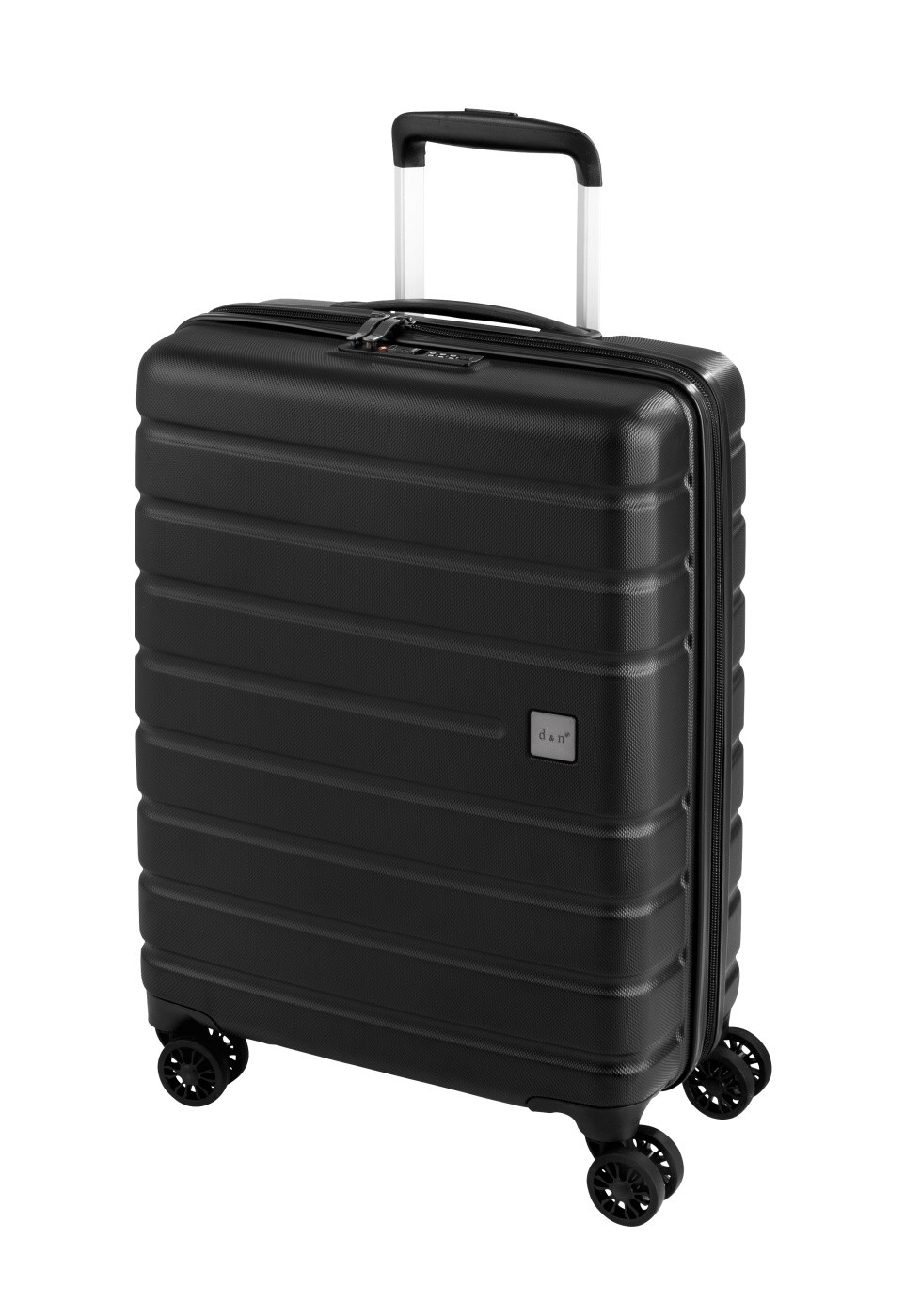 Cestovní kufr d&n 4W S 2255-01 37 L černá