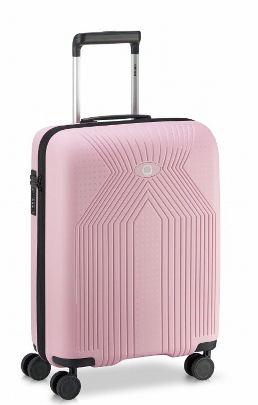 Cestovní kufr Delsey Ordener slim 55 3846803-09 35 L růžová