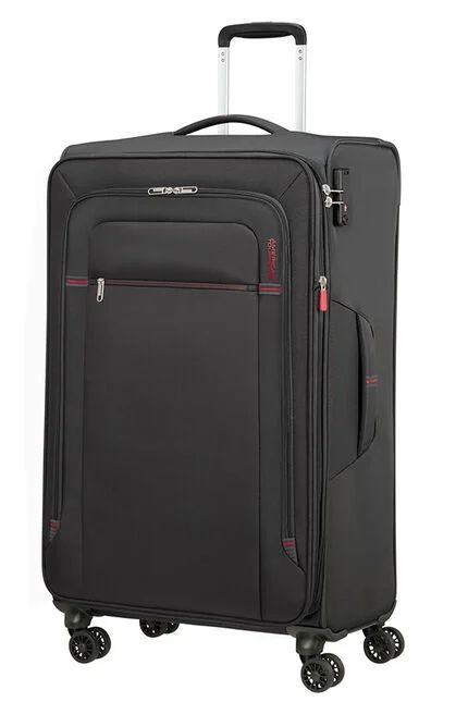 American Tourister Crosstrack SPINNER 79/29 TSA EXP Grey/Red MA3004-18 109,5 L antracitová